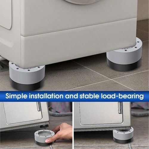 product_image_name-Generic-4PCS washing machine feet bracket, refrigerator heightening pad, drum shockproof, non-slip, stable, and waterproof base-3