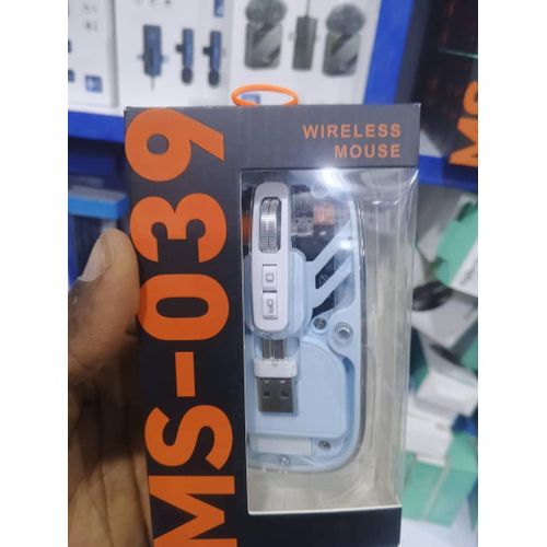 product_image_name-Generic-MS039 Mouse PREMIUM Wireless Dual Mode Bluetooth USB C Transparan Magnetic Optical Rechargeable DPI Adjustable-1