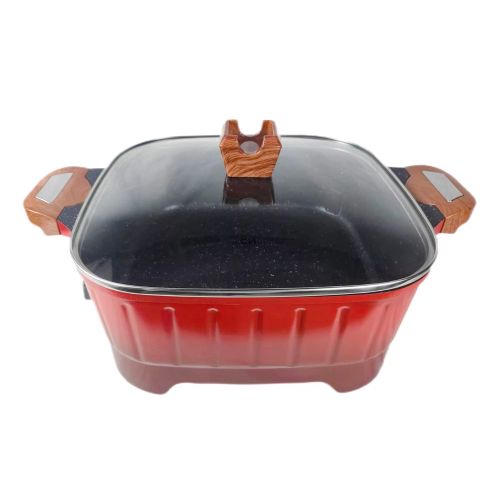 product_image_name-CNTRONIC-10L Multipurpose Electric Cooking Pot With Glass Lid-1