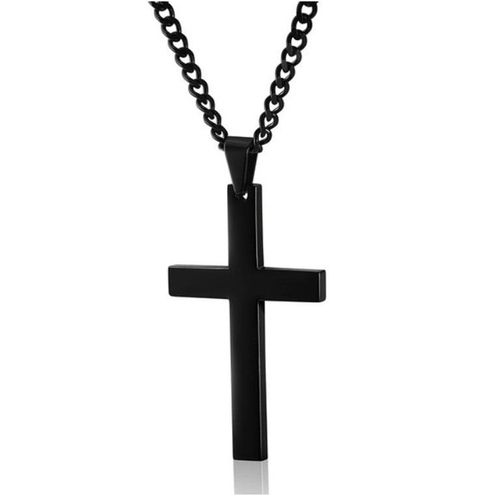 Generic Fashion Necklace Chain Pendant - Black