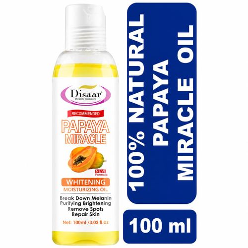 Disaar Papaya Miracle Whitening & Moisturizing Body Oil - 100ml