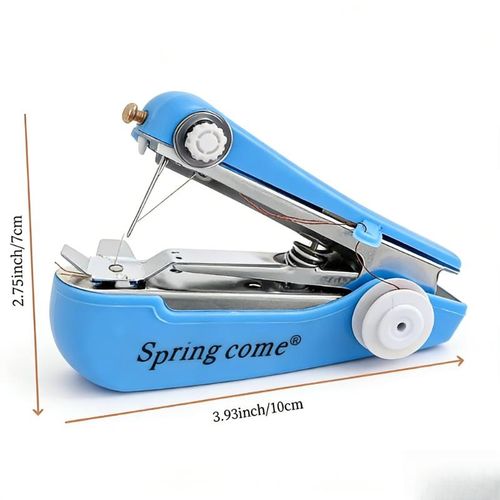 Generic Mini Portable Handheld Sewing Machine Manual No Electricity Easy Home Sewing Kit with Threading Tool