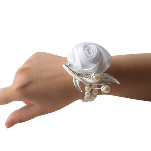 Amazon.com: CASDRE Bride Wedding Wrist Corsage Bridal Hand Flower Wrist Bracelet  Prom Wrist Floral Corsage for Women and Girls (Purple) : Clothing, Shoes &  Jewelry