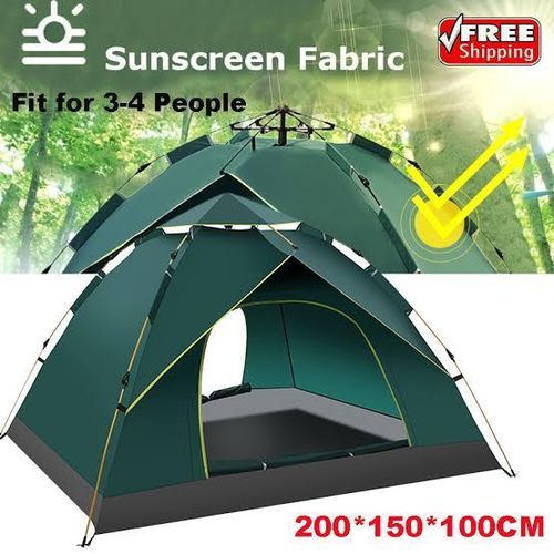 Generic 2-3 person automatic waterproof tent - image 2