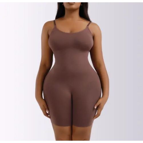 product_image_name-AD-Sexy Body Shaper Suit For Woman - Brown -1