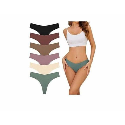 product_image_name-White Label-10 Pieces Of Cotton Panties Set - Multicolor-2