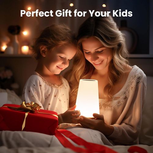 product_image_name-TodyJeyHo-Portable Touch Lamp, Night Light, Portable Table Sensor Control Bedside Lamps with Quick USB Charging Port, 5 Level Dimmable Warm White Light & 13 Color Changing for Bedroom/Office/Hallways-7