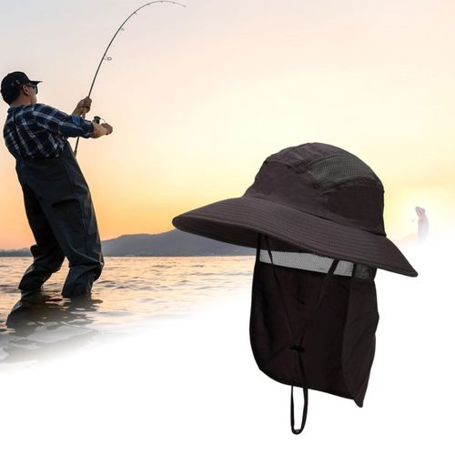 Shop Generic Sun Hat Neck Flap Casual Fishing Hat for Fisherman