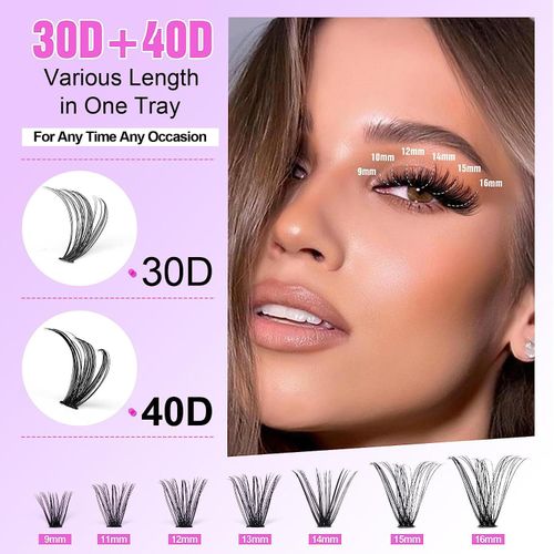 product_image_name-Generic-30D/40D false eyelashes + double-ended g-lue + tweezers-2