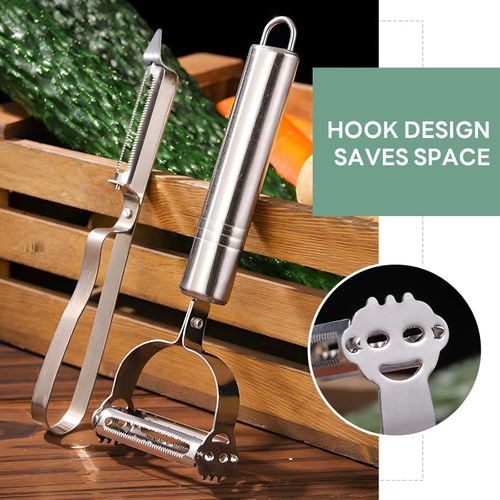 product_image_name-Generic-3Pcs Julienne Peeler Set, Stainless Steel Vegetable Peeler Julienne Slicer, Kitchen Vegetable Peeling Tool for Veggie Fruit Carrot-4