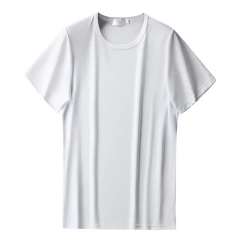 product_image_name-Fashion-Ice Silk Mesh T-Shirt Men's Loose-Fit Short Sleeves Top-3