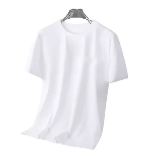 product_image_name-Fashion-Ice Silk Mesh T-Shirt Men's Loose-Fit Short Sleeves Top-5