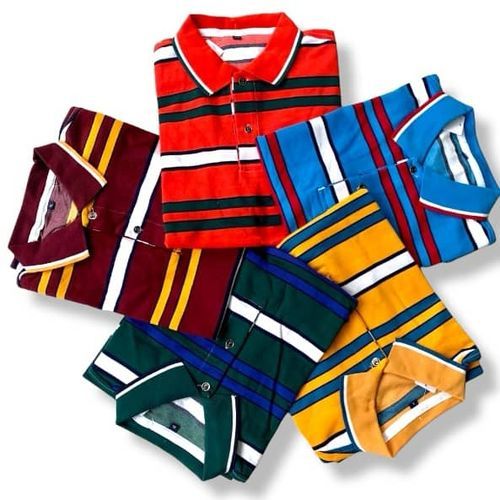 White Label Polo Short Sleeve Shirt - 5 Pieces - Multicolour