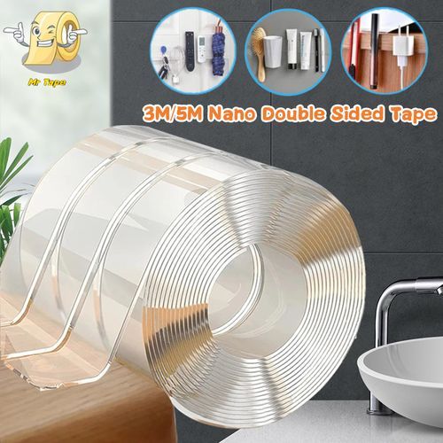 product_image_name-Generic-3cm Width Ultra-Strong Nano Double Sided Adhesive Tape - Heavy Duty Clear-1