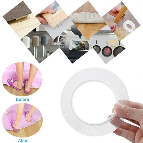 product_image_name-Generic-3cm Width Ultra-Strong Nano Double Sided Adhesive Tape - Heavy Duty Clear-5