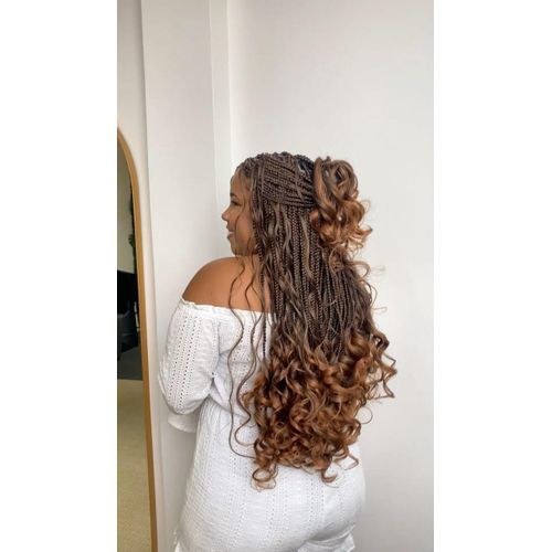 product_image_name-Generic-Spiral Braids -French curls-B29 - Brown -B29-2