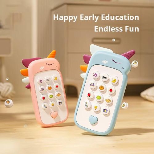 product_image_name-Generic-Baby Phone Toys Cute Telephone Teether Musical Voice Toy Early Educational Learning Machine Electronic Children Cellphone Gifts-6