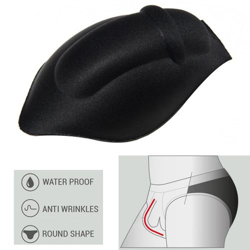 Shop Generic Men Underwear Cup Bulge Sponge Pad Cushion 3D Pouch Trunks  Black Online