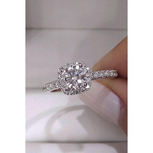 Promise Silver plated engagement/promise ring sizes 7-9