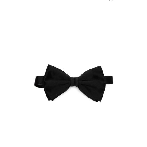 product_image_name-Silk Fabrics-Pre-tied Children Bow tie necktie for all children for all active events - solid black-4
