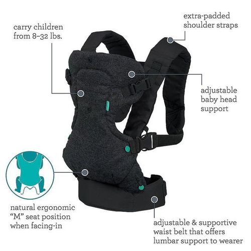 Generic Baby Carriers Shoulder Soft Baby Strap - Black - image 2