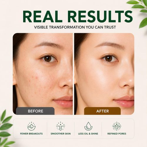 SADOER 3Pcs Tea Tree Acne Oil Control Facial Mask - 25ml - image 3