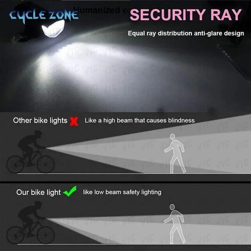 product_image_name-VIC-Bike Front Lights USB LED Rechar Geable Waterproof Mountain Bike Headlight Bicycle-4
