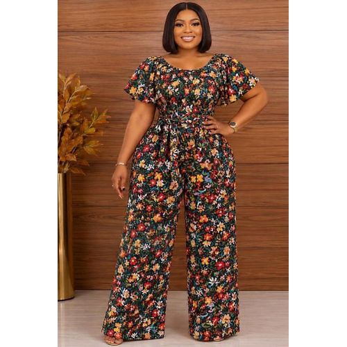 Fasfion Women's Wide-Leg Jumpsuit