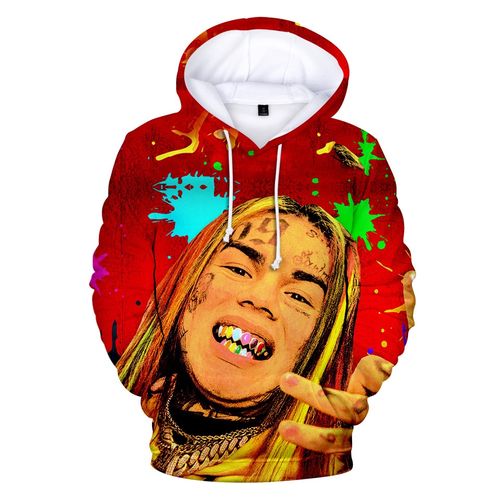 Shop Generic 2019 Rapper Tekashi69 6ix9ine Tekashi 69 3D Print Women/men  Hoodies Sweatshirts Harajuku Casual Pullover Hooded Jacket Clothes(3）  Online | Jumia Ghana