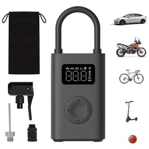 Shop Xiaomi Mi Portable Electric Air Compressor Black Online Jumia