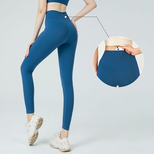 Shop Generic High Waist Leggings Push Up Sport Women Fitness Running Yoga  Pants Energy Seamless Leggings Gym Girl leggings(#Style30Ink Blue) Online