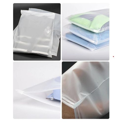 Generic 25 PCS Frosted Ziplock Storage Bags - Transparent - image 4