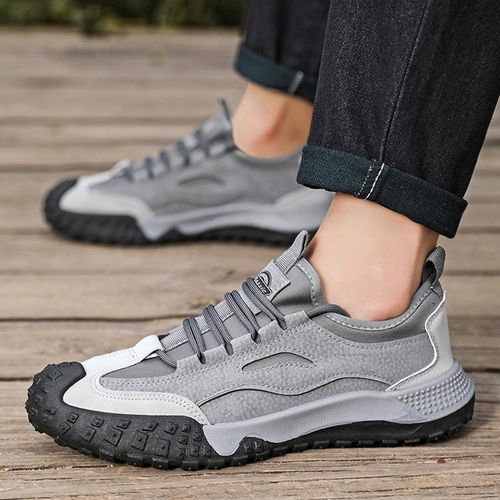product_image_name-VANHUHU-Men's Breathable Sneakers Sports Running Casual Shoes Grey-3