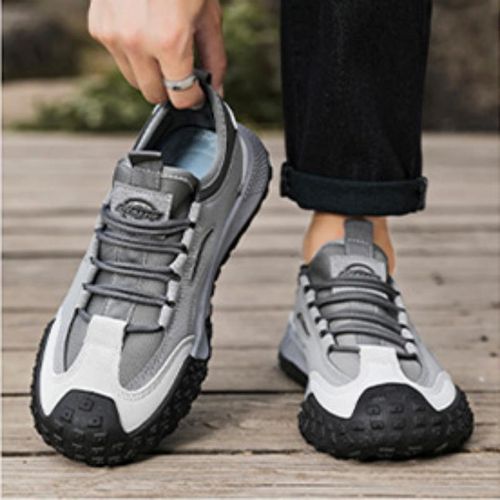 product_image_name-VANHUHU-Men's Breathable Sneakers Sports Running Casual Shoes Grey-5