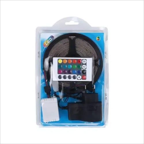 product_image_name-Generic-LED RGB Strip Light With Button Remote Control(5Meters) - BLACK-2