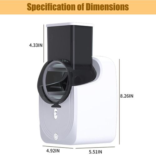 product_image_name-TodyJeyHo-New Electric Cheese Grater, Electric Salad Maker, Multi-function Grater, Automatic Vegetable Chopper Slicer, Professional Multi-conical Blade, Stainless Steel-6