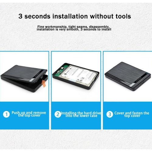 product_image_name-Generic-USB3.0  2.5" HDD External Case  S-A-T-A 5Gbps HDD SSD Hard Drive External Enclosure Adapter Tool Free For Laptops Desktop Computers-6