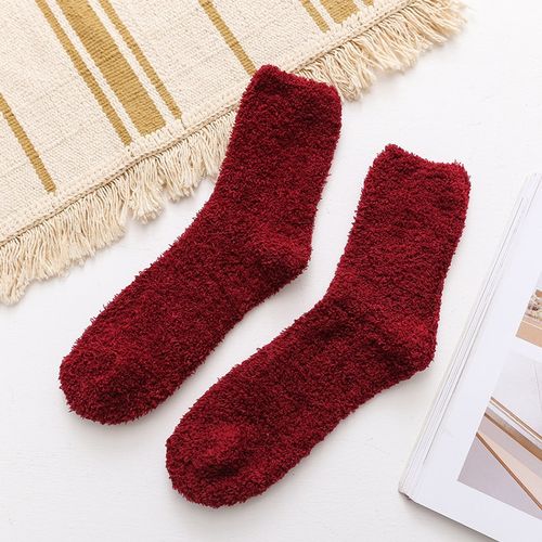 Women Woolen Yarn Knitted Footed Tights Pantyhose inter Warm