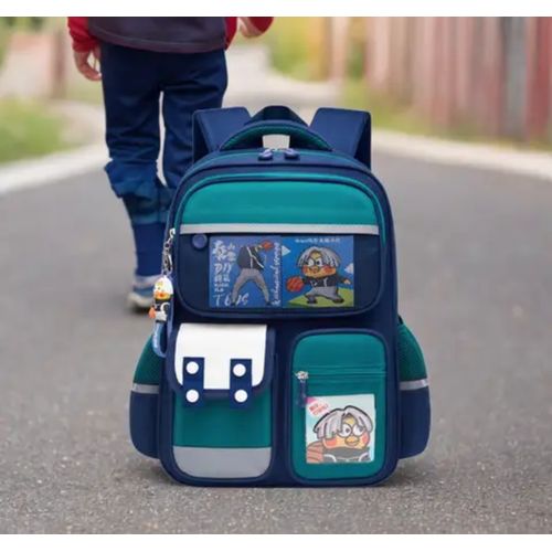 AD Lower Primary  Children School Bag - Green