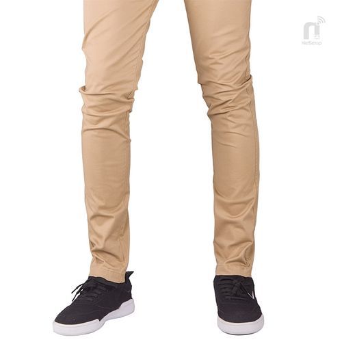 product_image_name-Delacruz-Slim Fit Chino Trousers - Khaki Brown-3