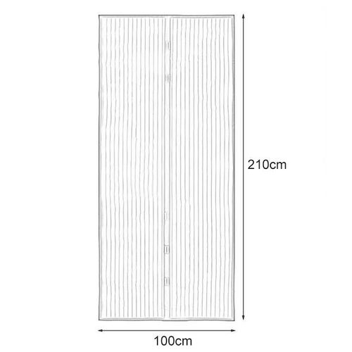 product_image_name-Generic-Magnetic Mosquito-proof Screen Door Curtain, Size:210x100cm-3
