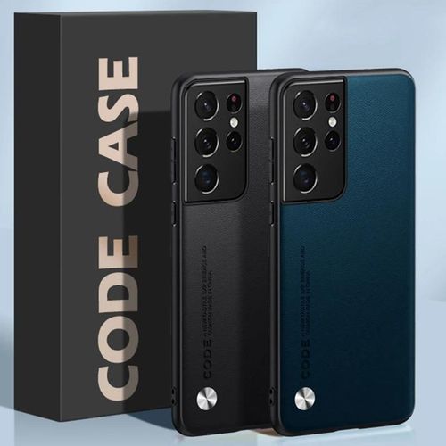 product_image_name-Generic-Luxury PU Leather Case For Samsung Galaxy S21 Ultra 5G Back Cover TPU Silicone Full Protection Phone Case For Samsung S21 Ultra-4