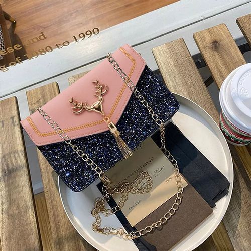 product_image_name-Fashion-Fashion Women Cross-Body Bags Small Square Shoulder Bag - Pink-4