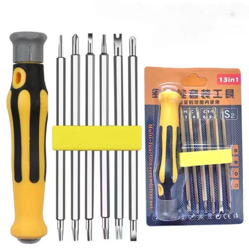 product_image_name-Generic-13 in 1 Multi-Function Screwdriver Set | Portable Magnetic Precision Screwdriver Kit for Phone, Laptop, Electronics Repair | Durable Hand Tool-1