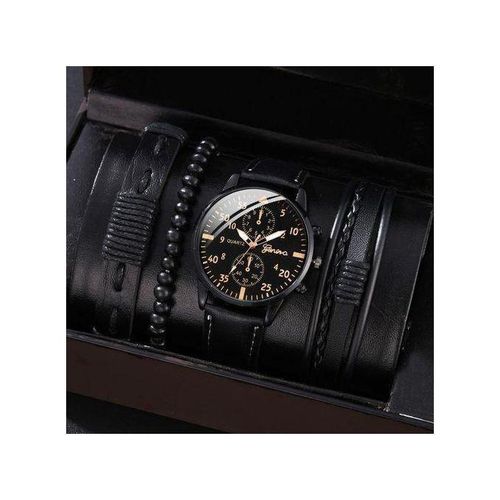 product_image_name-Fashion-4-piece Men's Watch And Bracelet Set, Watch Series-1