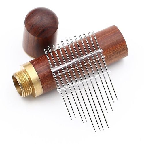 Generic 30pcs Sewing Needle Elderly Stainless Steel Quick Automatic Self-Threading Needle Stitching Pins DIY Punch Needle Threader - image 4