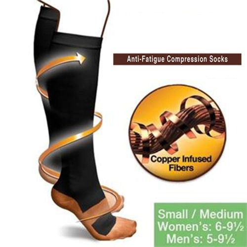 Shop Generic Miracle Copper Sports Compression Socks Unisex Anti-Fatigue  Compression Socks Foot Pain Relief Soft Magic Sock Leg Support Sock Online
