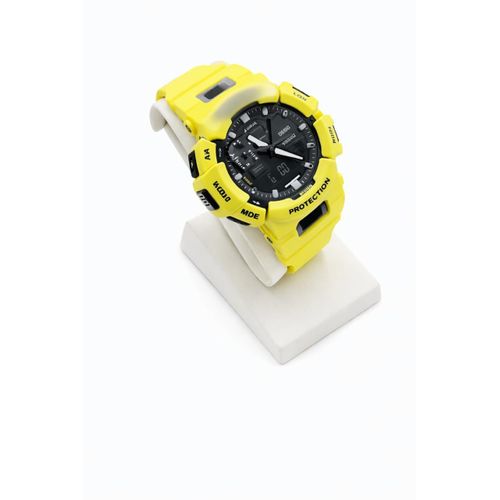 product_image_name-Generic-Men's Rugged Dual-Display Sports Watch - Yellow-1