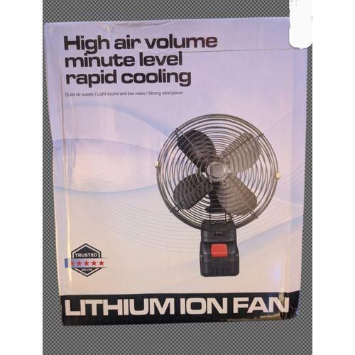 Generic Portable lithium-ion desktop rechargeable fan