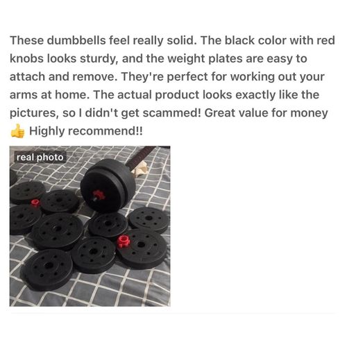 Generic 30KG Adjustable 3-in-1 Dumbbell Set  + Free Barbell Rod - image 5